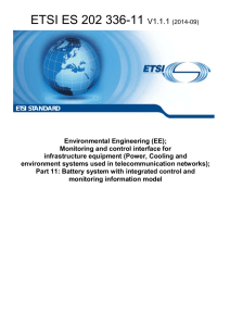 ETSI ES 202 336-11 V1.1.1