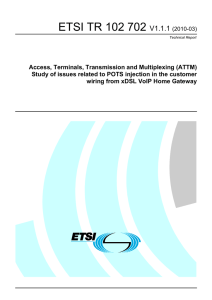 ETSI TR 102 702  V1.1.1
