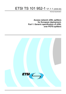 ETSI TS 101 952-1  V1.1.1