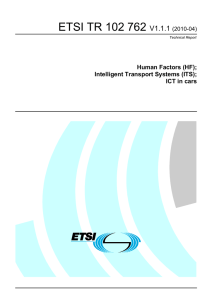 ETSI TR 102 762  V1.1.1 Human Factors (HF);