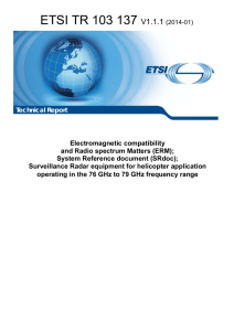 ETSI TR 103 137 V1.1.1