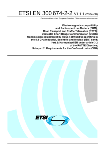 ETSI EN 300 674-2-2  V1.1.1 (2004-08)