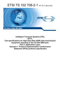 ETSI TS 102 708-2-1 V1.3.1