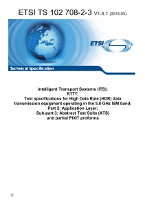 ETSI TS 102 708-2-3 V1.4.1