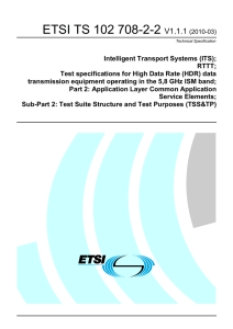 ETSI TS 102 708-2-2  V1.1.1