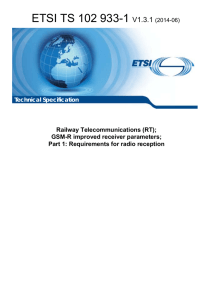 ETSI TS 102 933-1 V1.3.1