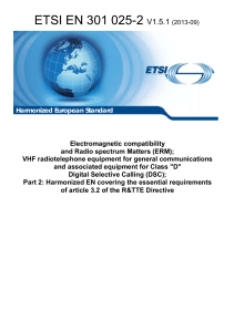 ETSI EN 301 025-2 V1.5.1