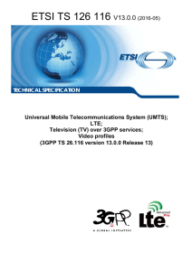 ETSI TS 1 126 116 V13.0.0
