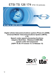ETSI TS 1 126 174 V13.1.0