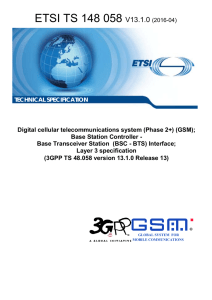 ETSI TS 1 148 058 V13.1.0