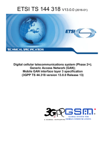 ETSI TS 1 144 318 V13.0.0