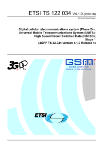 ETSI TS 122 034  V4.1.0