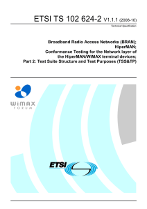 ETSI TS 102 624-2  V1.1.1