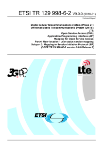 ETSI TR 129 998-6-2  V9.0.0 (2010-01)
