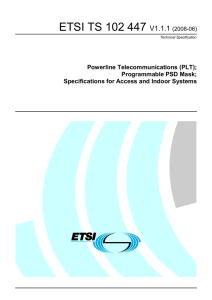 ETSI TS 102 447 V1.1.1
