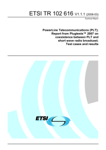 ETSI TR 102 616  V1.1.1