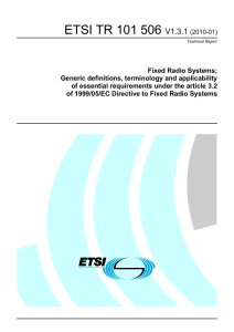 ETSI TR 101 506  V1.3.1