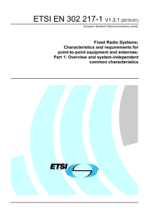 ETSI EN 302 217-1  V1.3.1