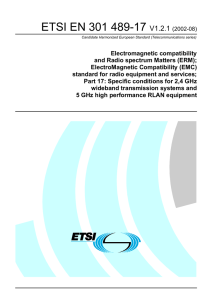 ETSI EN 301 489-17  V1.2.1