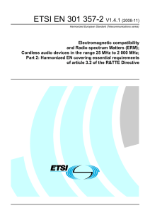 ETSI EN 301 357-2  V1.4.1