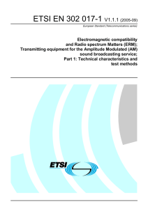 ETSI EN 302 017-1  V1.1.1