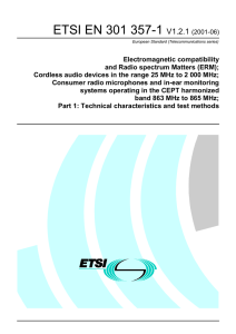 ETSI EN 301 357-1 V1.2.1