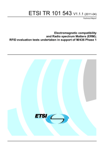 ETSI TR 101 543  V1.1.1