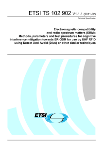 ETSI TS 102 902  V1.1.1