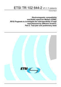 ETSI TR 102 644-2  V1.1.1