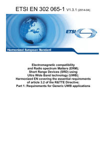 ETSI EN 302 065-1 V1.3.1