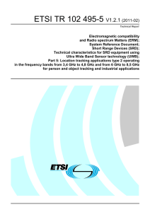 ETSI TR 102 495-5  V1.2.1 (2011-02)