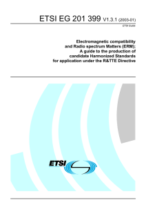 ETSI EG 201 399  V1.3.1