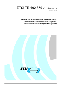 ETSI TR 102 676  V1.1.1