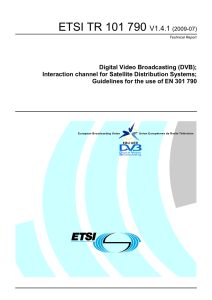 ETSI TR 101 790  V1.4.1