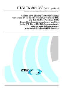 ETSI EN 301 360  V1.2.1