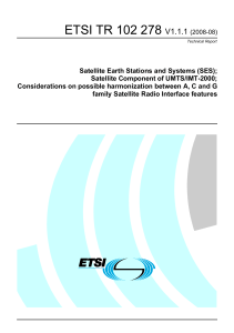 ETSI TR 102 278  V1.1.1