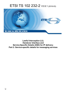 ETSI TS 102 232-2 V3.9.1