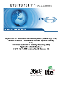 ETSI TS 1 131 111 V13.3.0