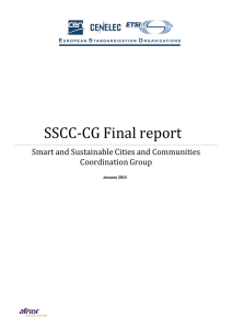 SSCC-CG Final report Smart and Sustainable Cities and Communities Coordination Group