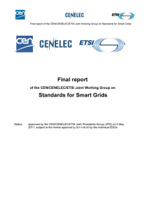 Final report Standards for Smart Grids