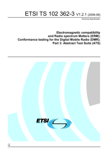 ETSI TS 102 362-3  V1.2.1
