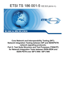 ETSI TS 186 001-5 V2.3.0