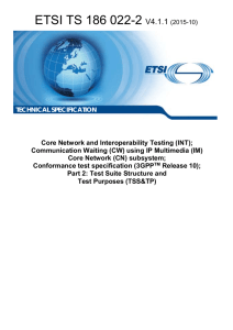 ETSI TS 186 022-2 V4.1.1