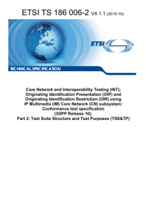 ETSI TS 186 006-2 V4.1.1