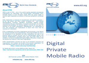 www.etsi.org  About ETSI