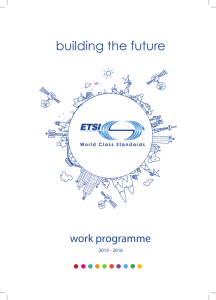 building the future work programme 2015 - 2016