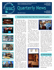 Quarterly News Quarterly News