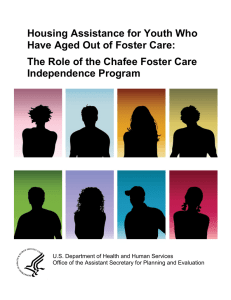 Housing Assistance for Youth Who Have Aged Out of Foster Care: