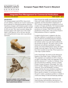 Integrated Pest Management for Commercial Horticulture