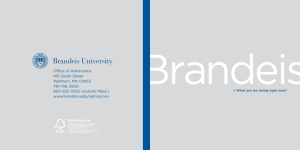 Brandeis Brandeis University